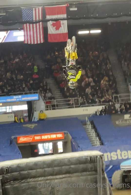BRB, having the best day of my life. I love monster trucks. .. 3
