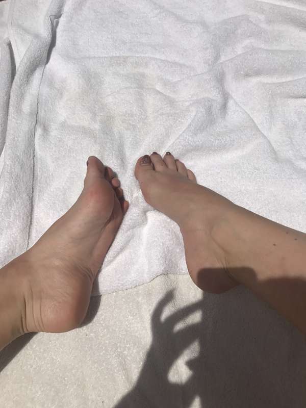By request, my bare feet. Catching my last few rays before h.. 2