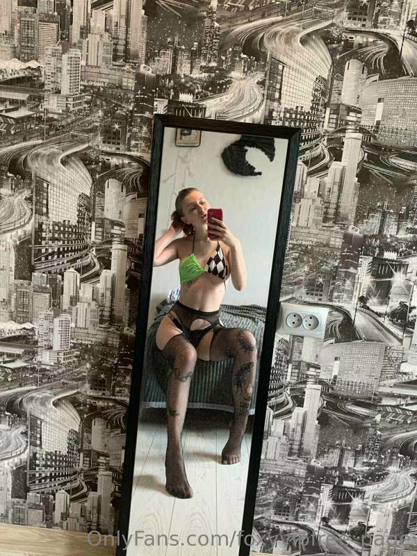 Do you like it more when I'm wear my fishnet stockings or wi.. 2