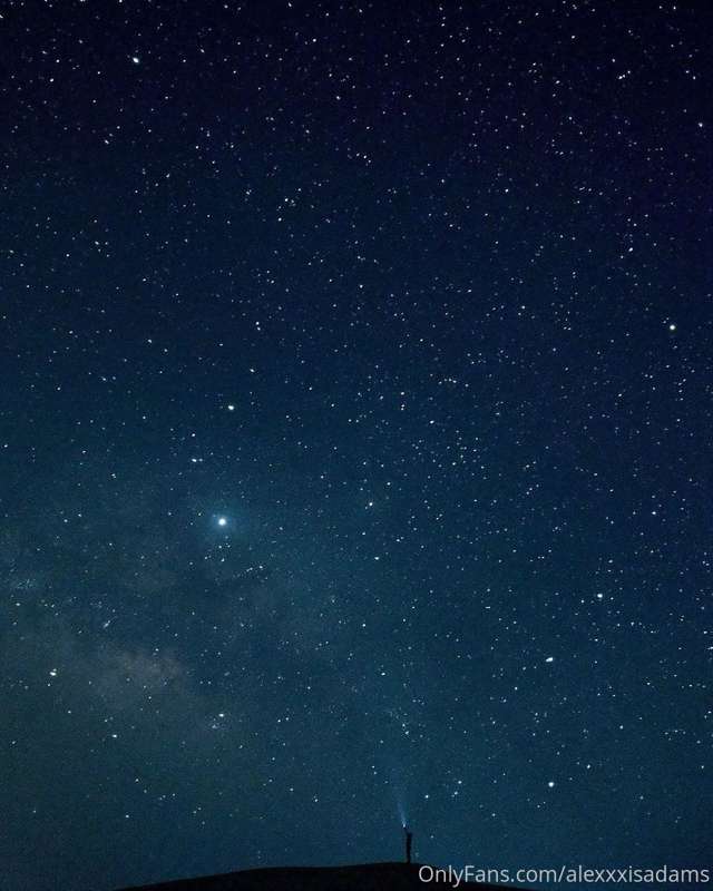 There’s nothing like looking up at the nights sky.