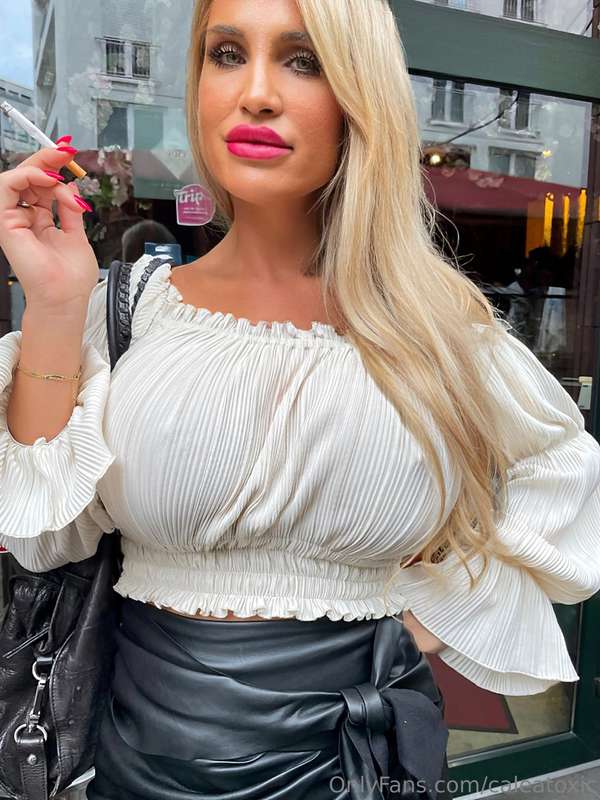 I love it when my erect nipples are on public display. Here'.. 3