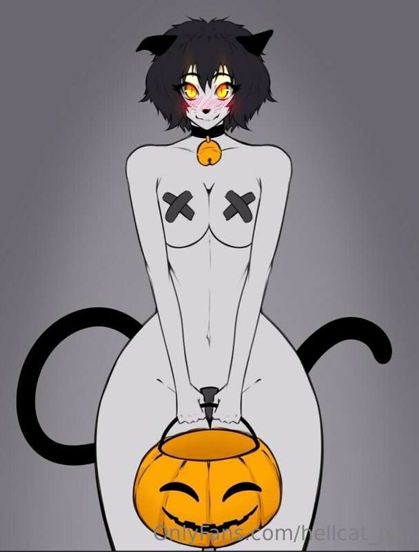 Trick or Treat!! 😍 I tried recreating a cute illustration I .. 2