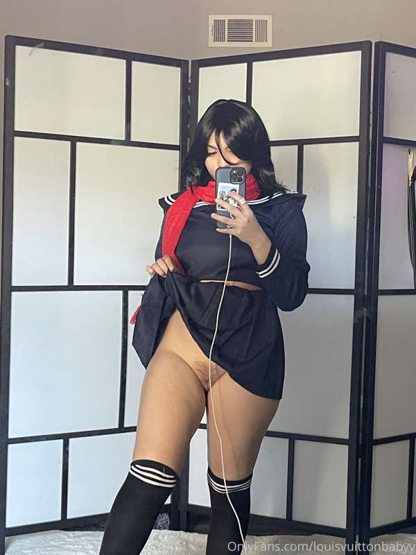 how’s school girl mikasa to you ? would you drop your pencil.. 1