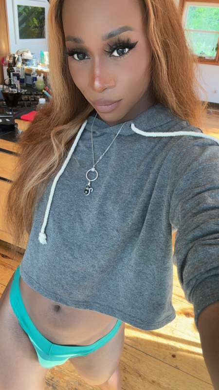 cozy on the outside, naked underneath my top and panties. re..