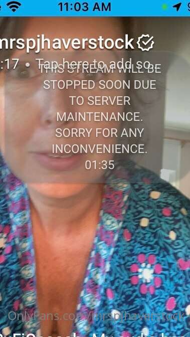 Literally 5 minutes into the livestream!  It’s not meant to ..