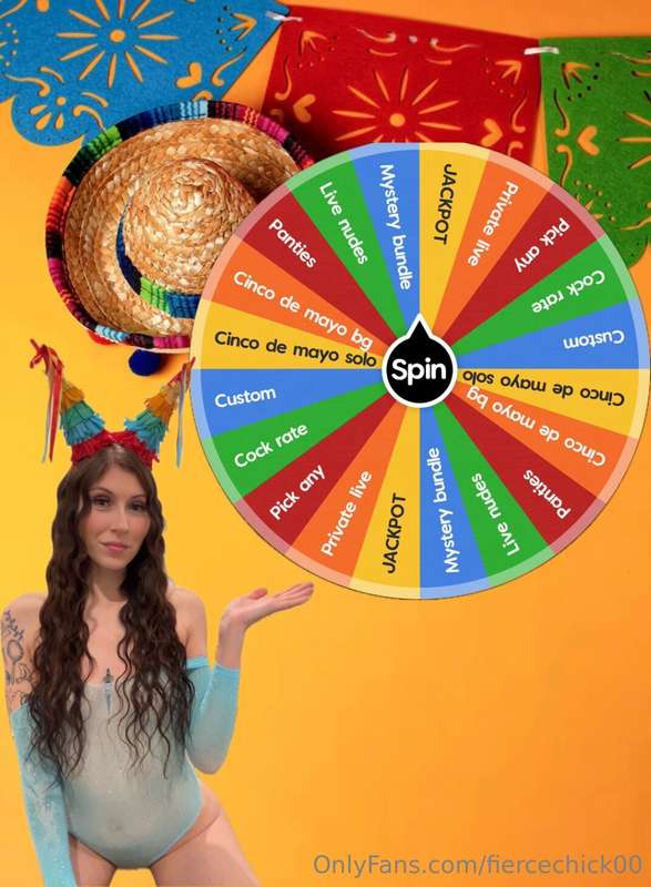 CINCO DE MAYO WHEEL $10 - 1 spin $25 - 3 spins 🪅🌮🇲🇽🌮🪅AVAILAB..