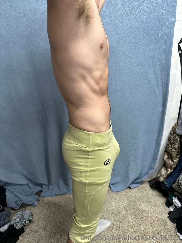 The new private in football gear and a wrestling singlet! 20