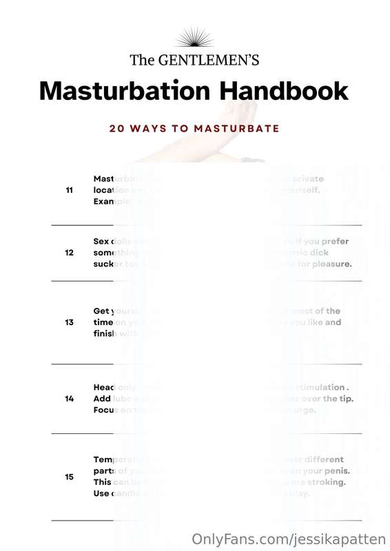 20 Unique Solo Sex IdeasMake masturbation even more enjoyabl.. 5