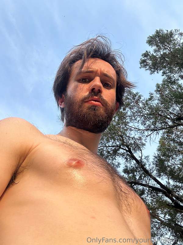 that sunset felt so good 😋☀️ playing with my nips and pits i..