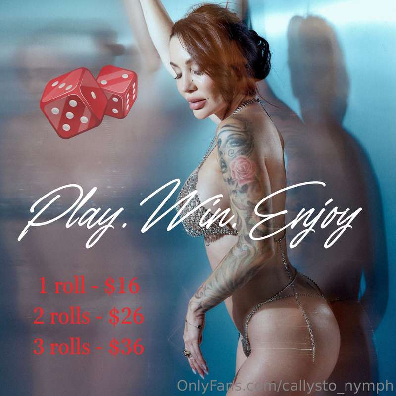 🎲Play. Win. Enjoy 🎁Feeling lucky, darling?Today, I’m rolling..