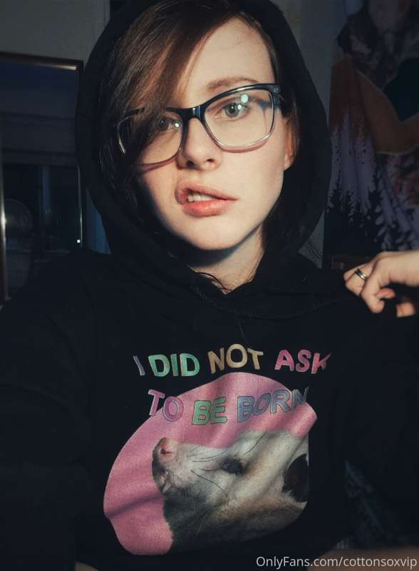 I got this new hoodie and I was feeling pretty edgy 😜