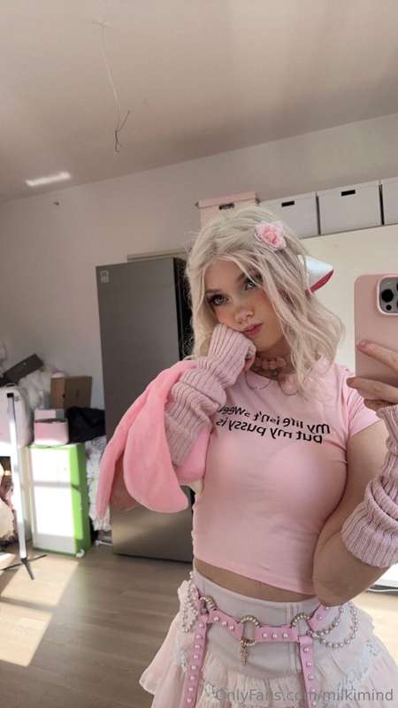 not only my outfit is pink 😳