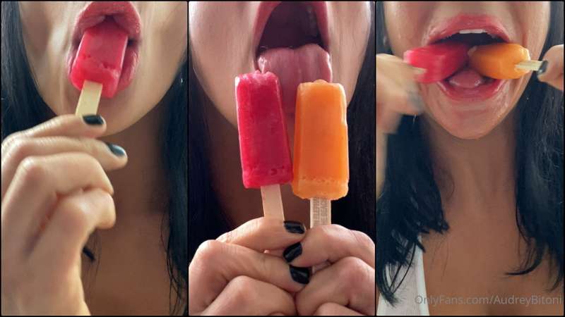 “I’ve got two ice lollies… one in each hand, dripping down m..