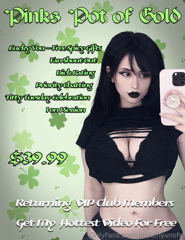 Pink's Pot of Gold! Join my NEW EXCLUSIVE CLUB so I can spoi..