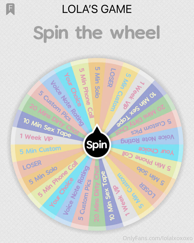 ???ROLL-UP ROLL-UP???
? $5 = 1 SPIN
? $10 = 3 SPINS
?Cum & P..