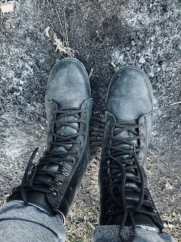«A walk» on a sunny spring day across my scorched earth...