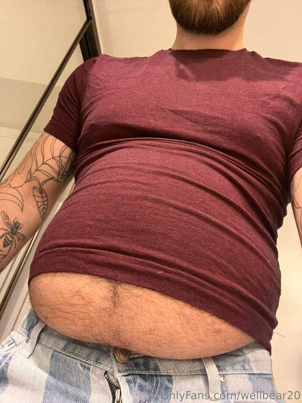 June 2023 - post dinner bloat in tight clothes from 2022 😈 t.. 1