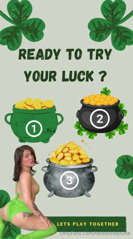 choose a POT OF GOLD and see whats INSIDE 👀🌟•••DM ME YOUR CH..