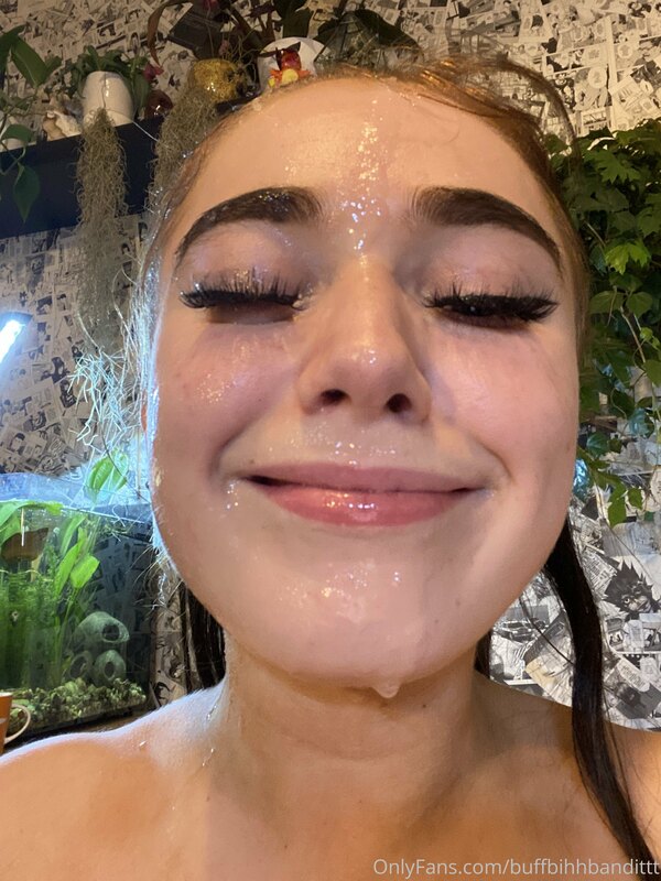 Absolutely covered in cum and loving it 3