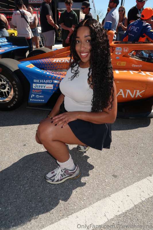 Had a blast at the Grand Prix! Am I a car girl now lol? 