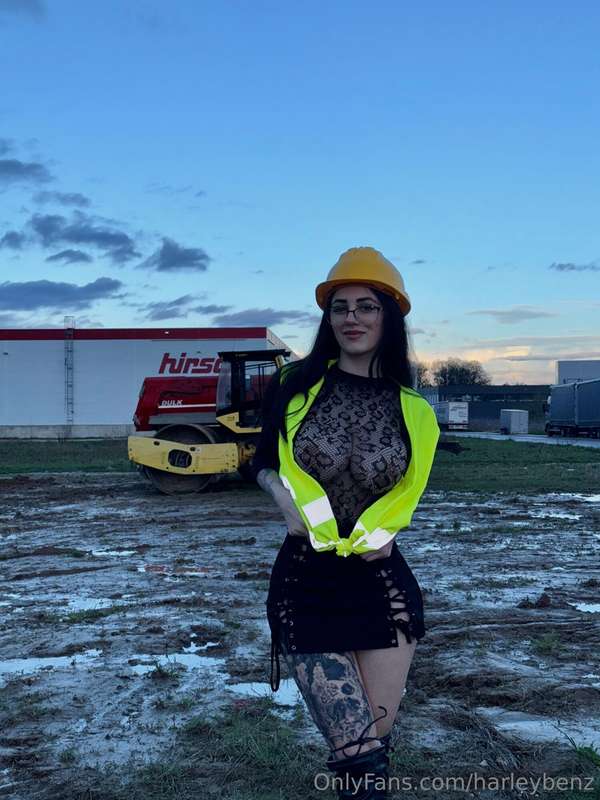 One of ny biggest fantasies is to do it on a construction si..