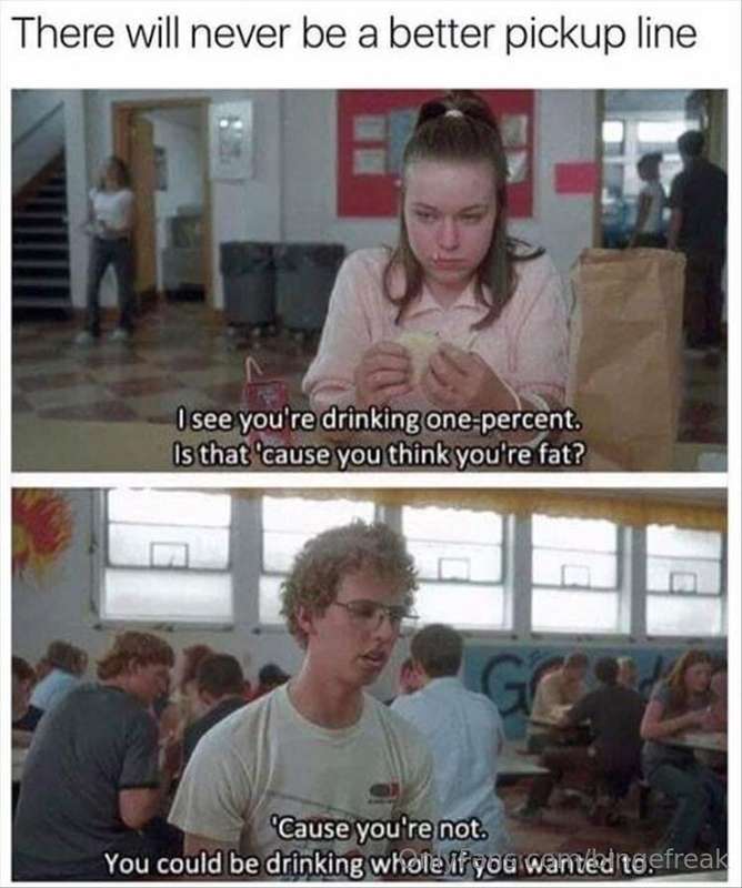 Definitely the best pickup line ever 😂😂