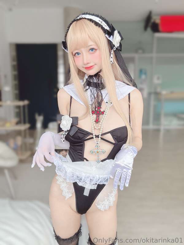 Nun Maid part1🖤🤍🖤🤍 25