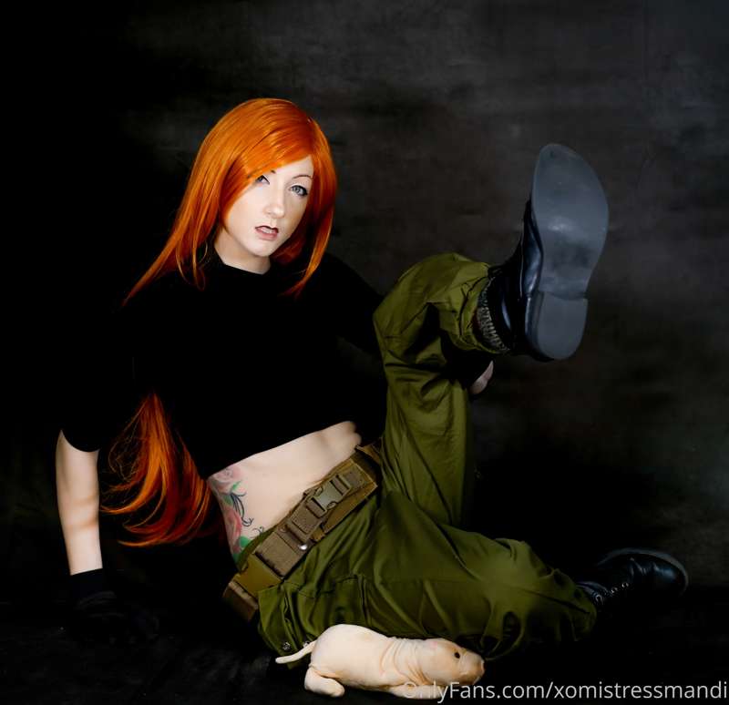 If Kim Possible wanted to kick you in the balls and beat you..