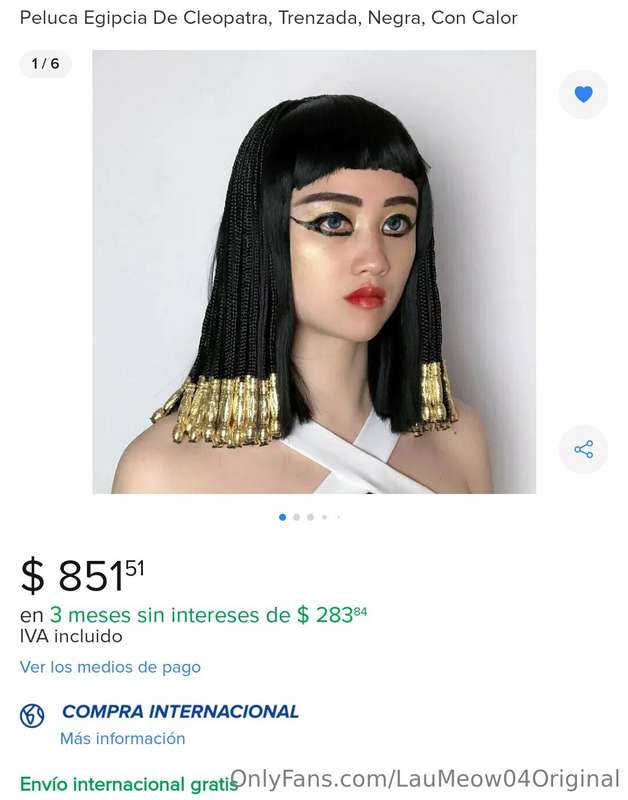 ¡Senpai! Lo que se busca para el próximo año !!  Peluca y do..