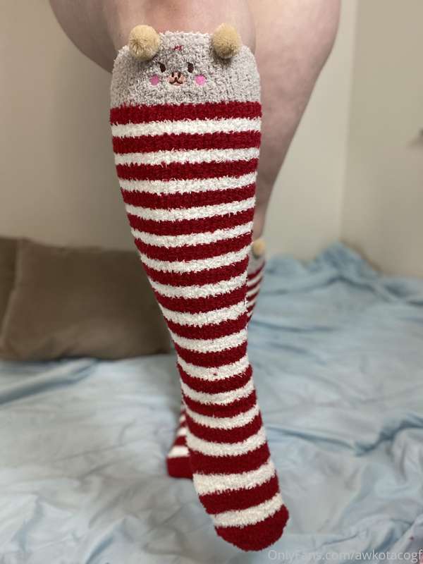 Lounging around the house in lingerie and fuzzy socks is how.. 1
