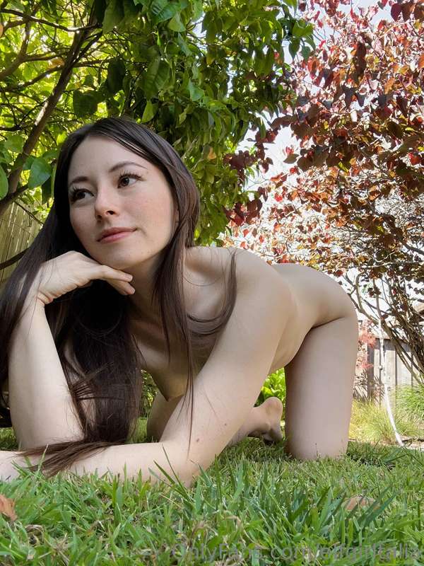 There’s a naked girl on your lawn. The dirty trespasser!   J.. 5