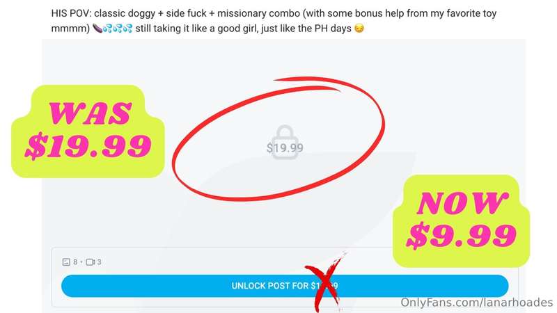 50% OFF HIS POV: classic doggy + side fuck + missionary comb..