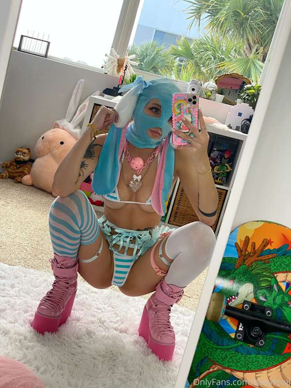 Ski bunny mask set 🦋💦🐰🖤 pt. 4 26