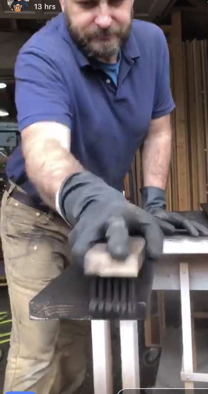 Covered in soot and ash today from scraping off wood we burn.. 2