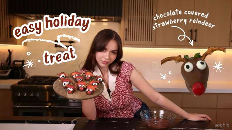 Get festive with me as I make these adorable chocolate-dippe..