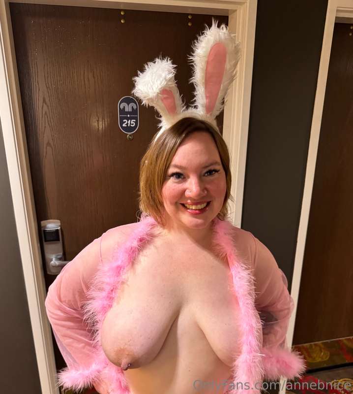 Are you cumming for the Easter Bunny?