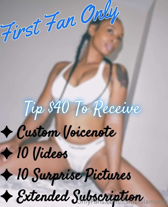 FIRST FAN ONLY!!TIP $40 receive all of this ⬇️🤩 A Custom Voi..