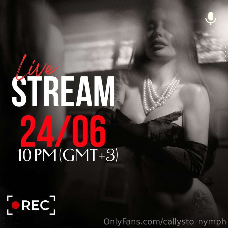 Save the date… June 24th, 10 PM 💋I’ll be live… and trust me,..