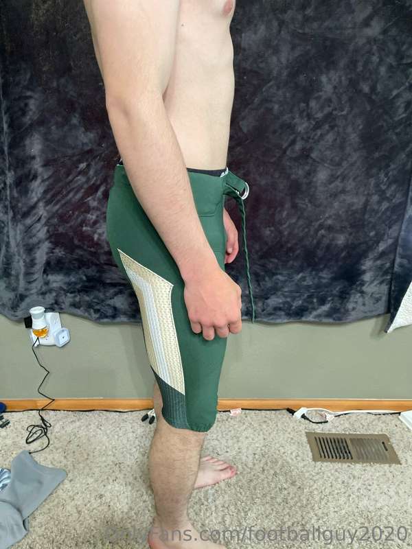 Me in football pants set 1 3