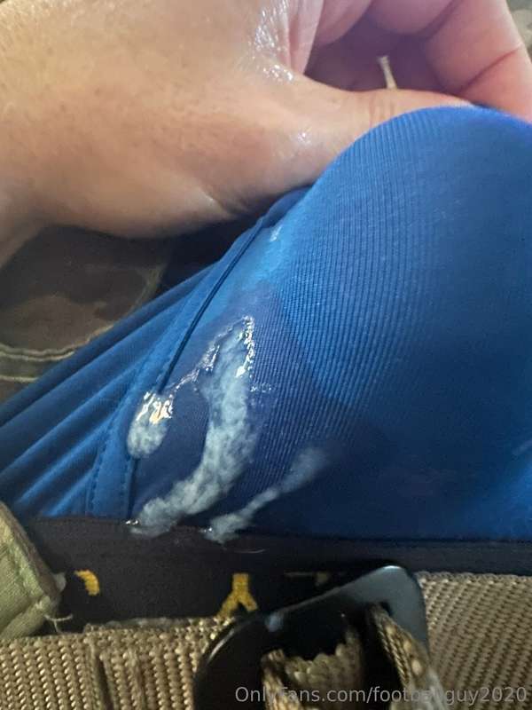 Me jerking my hot soldier cock! 2