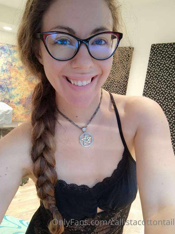 Back at home!!! Did a topless selfie in my studio for the fi..
