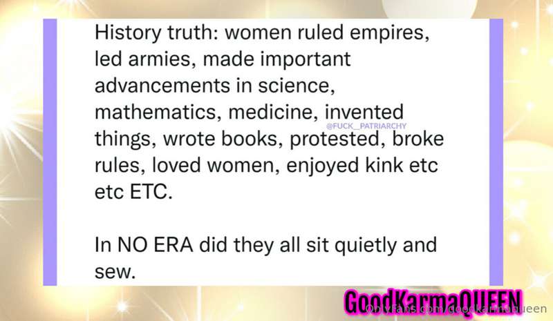 Yep!

#womenrock

xo