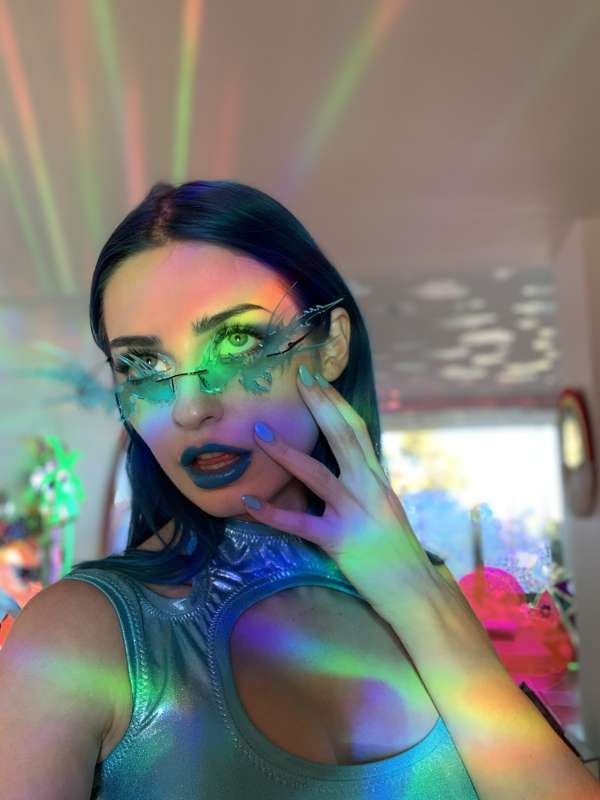Making some rainbow magic with my favorite photographer💙