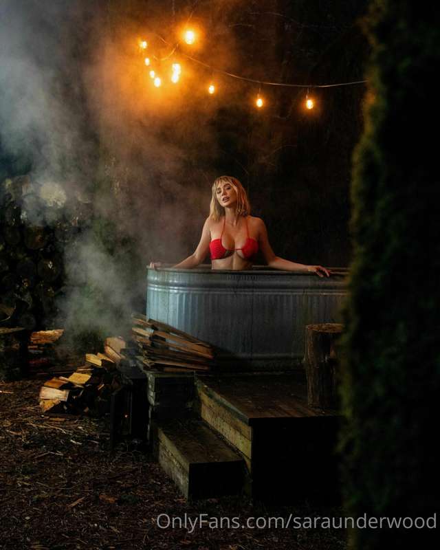 Soaked til I couldn’t soak anymore in our hippie hot tub las..