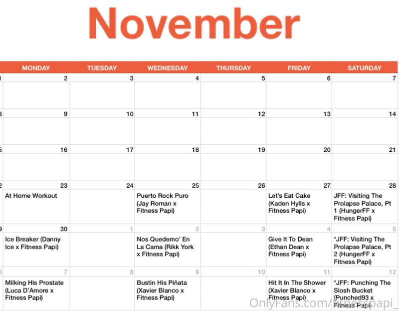 Upload schedule for this week through December 12th 😘🙌 (Noti..