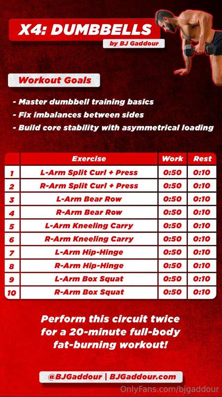 XXX4: ALL-NUDE DUMBBELL WORKOUTWORKOUT GOALS:- Master dumbbe..