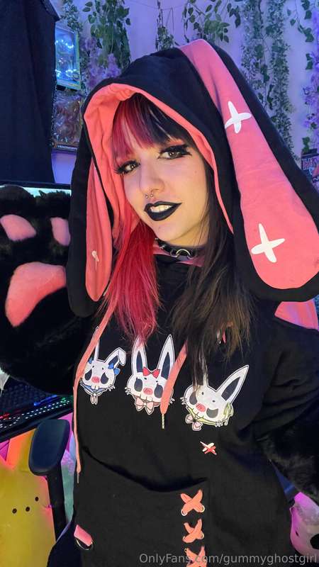 Happy Easter every bunny! 🐰🖤 the Easter bunny is here with l.. 26