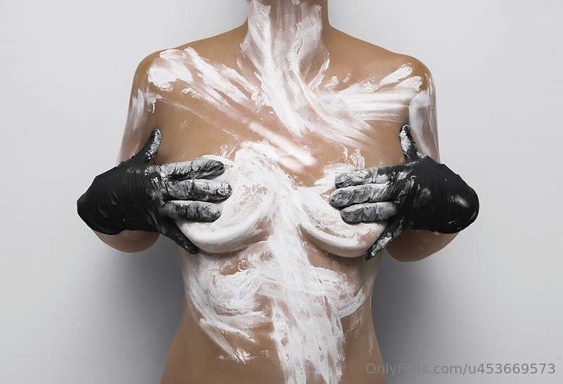 Played with paint, black tape and silver tape. Tapeing your ..