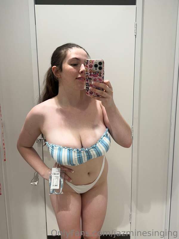Going bikini shopping with your tips from yesterday’s post t..
