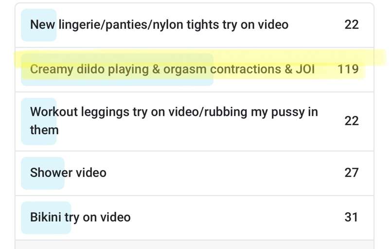 **The results are in! Dildo, orgasm contractions & JOI comin..